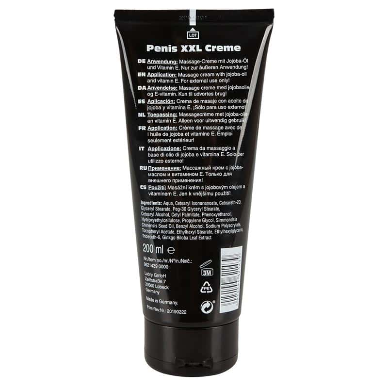 Penis XXL Peniscreme 200 Ml Private Play