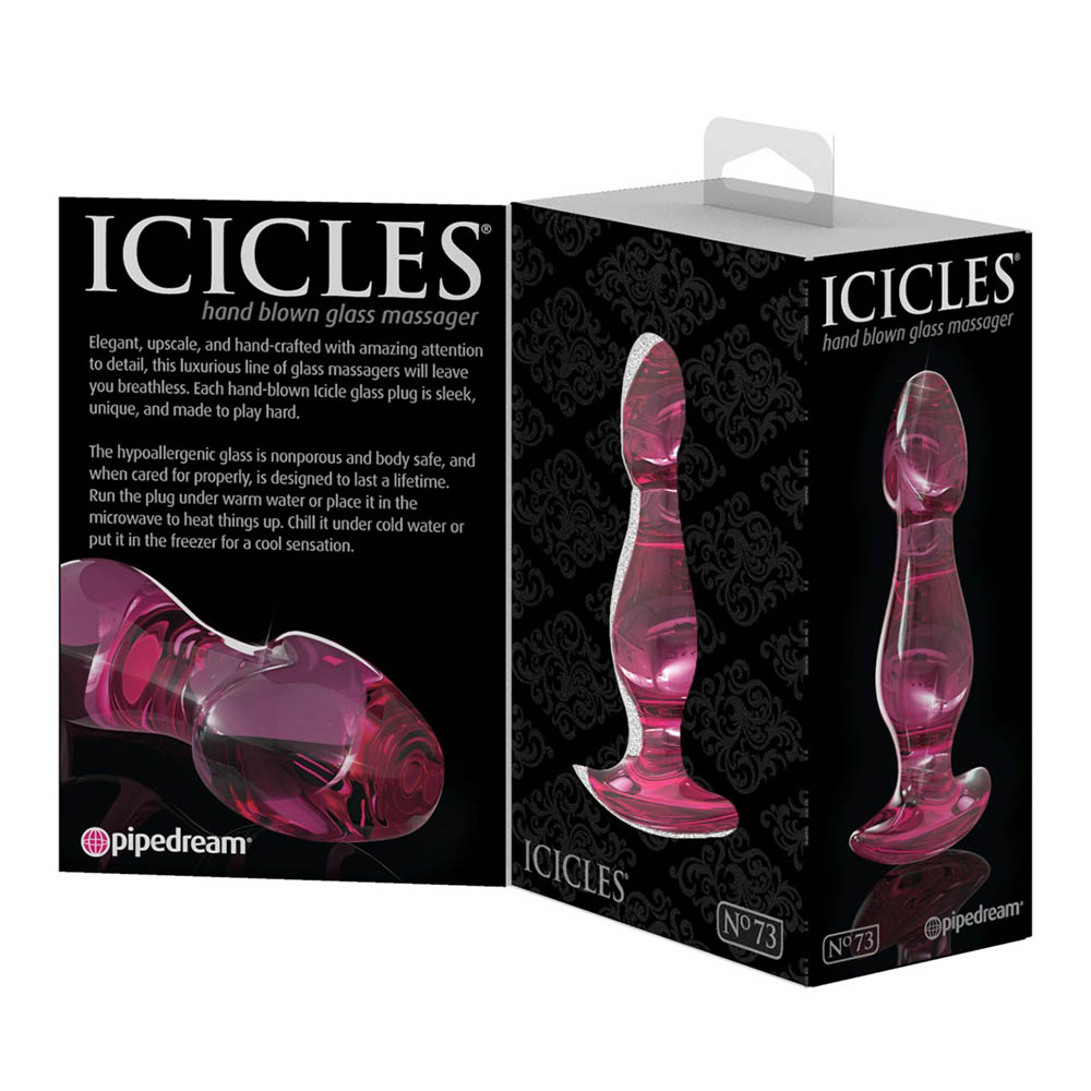 Icicles No 73 Pink Butt Plug