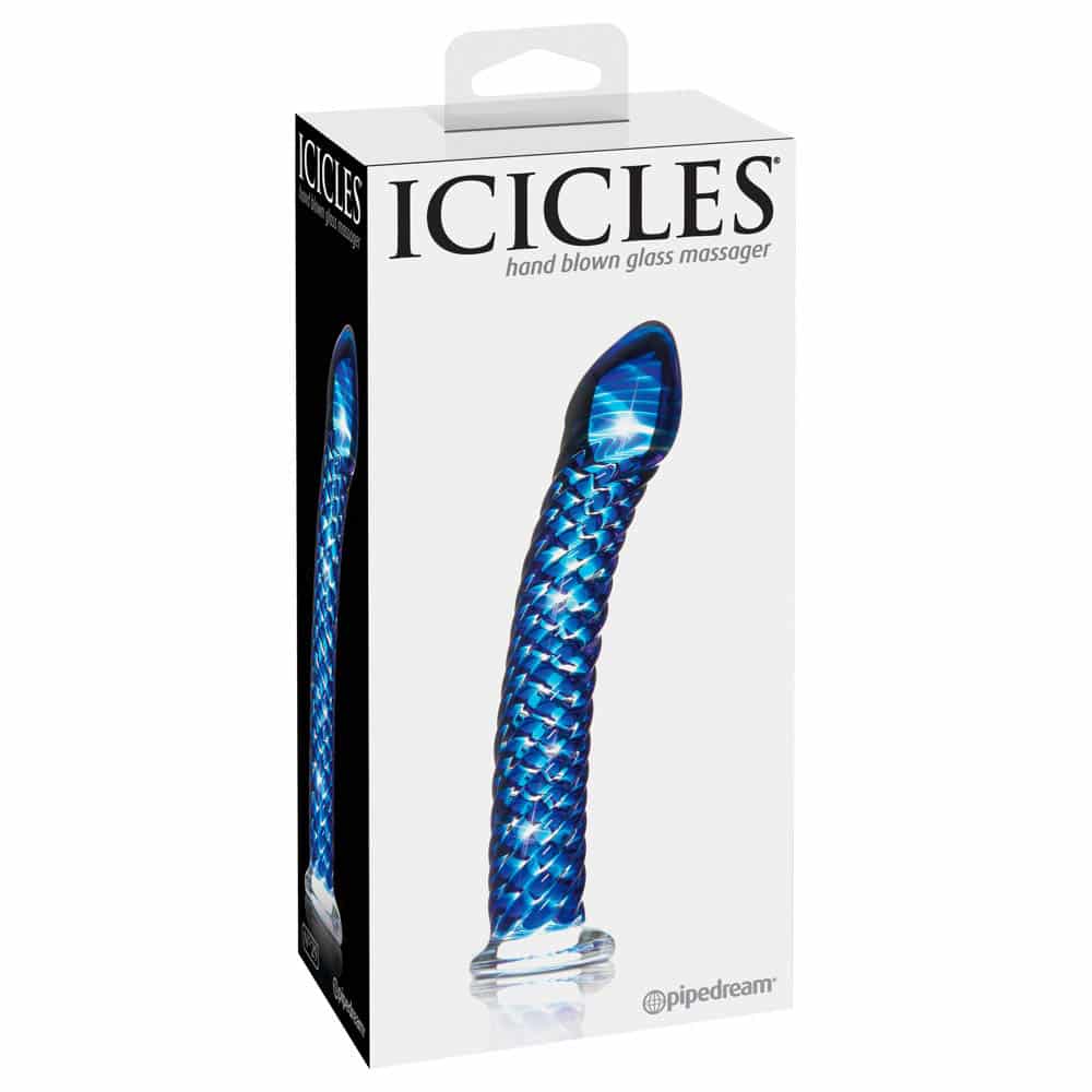 Icicles No 75 Blue Glas Dildo