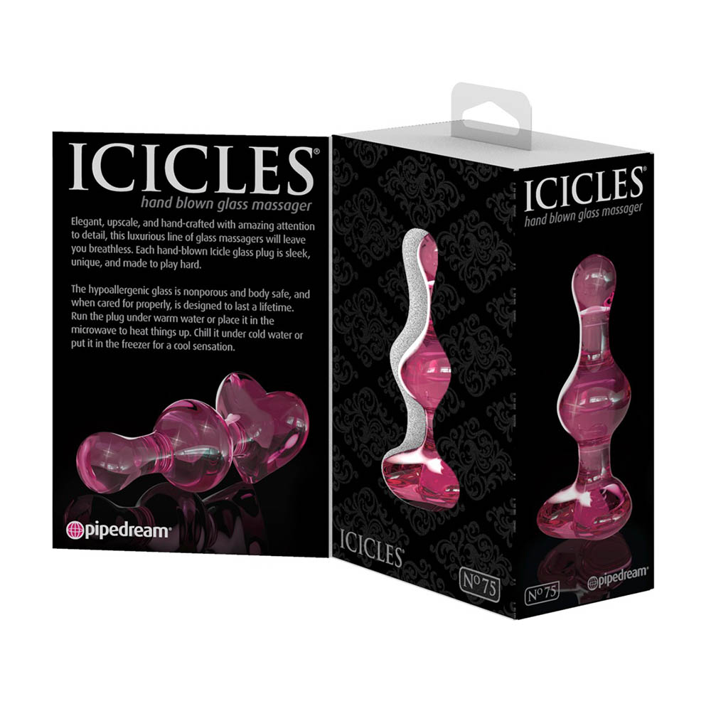 Icicles No 75 Pink Butt Plug