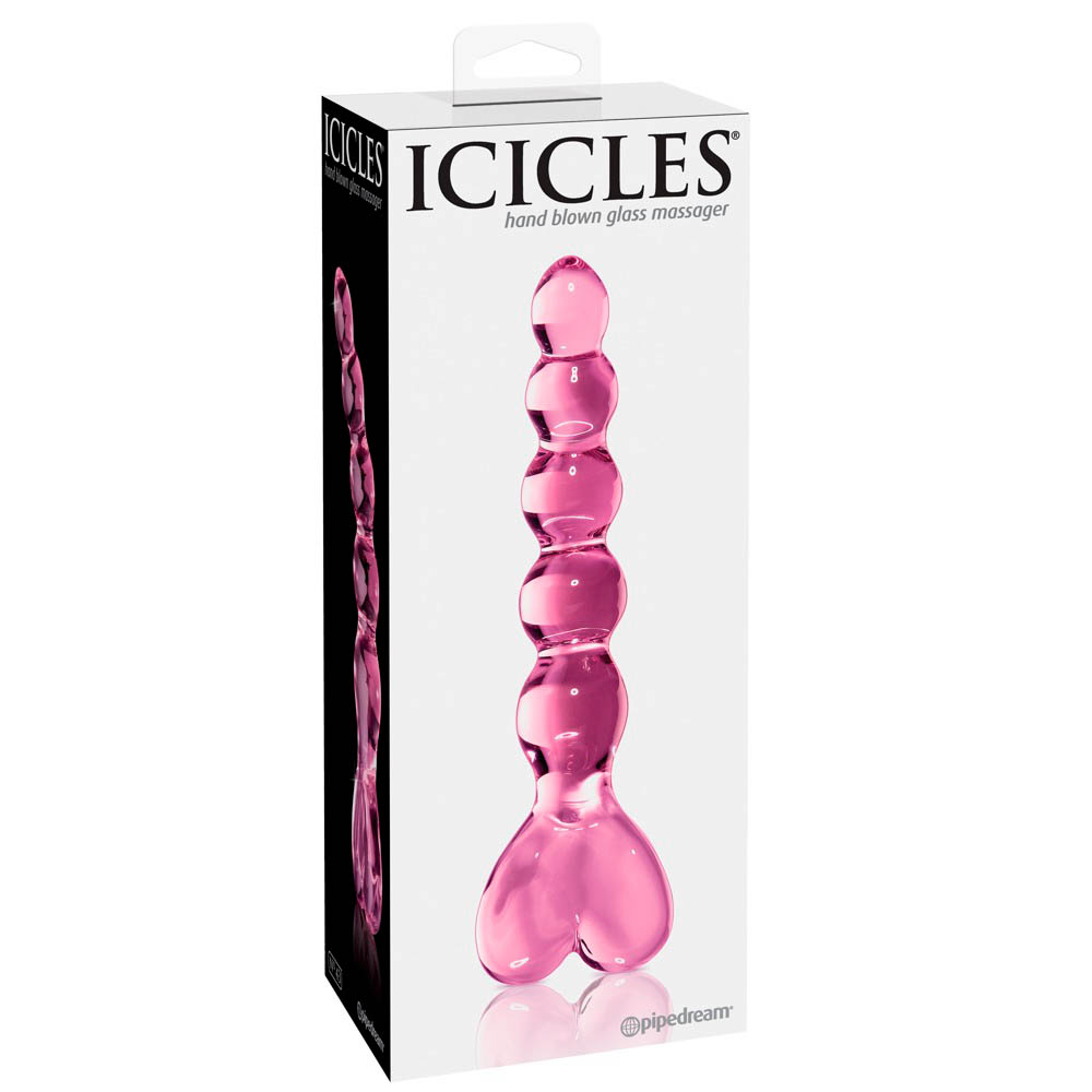 Icicles No 43 Pink Glas Dildo