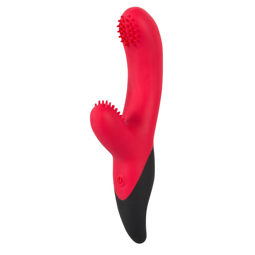 Javida Nubby Vibe med klitoris stimulering Rød