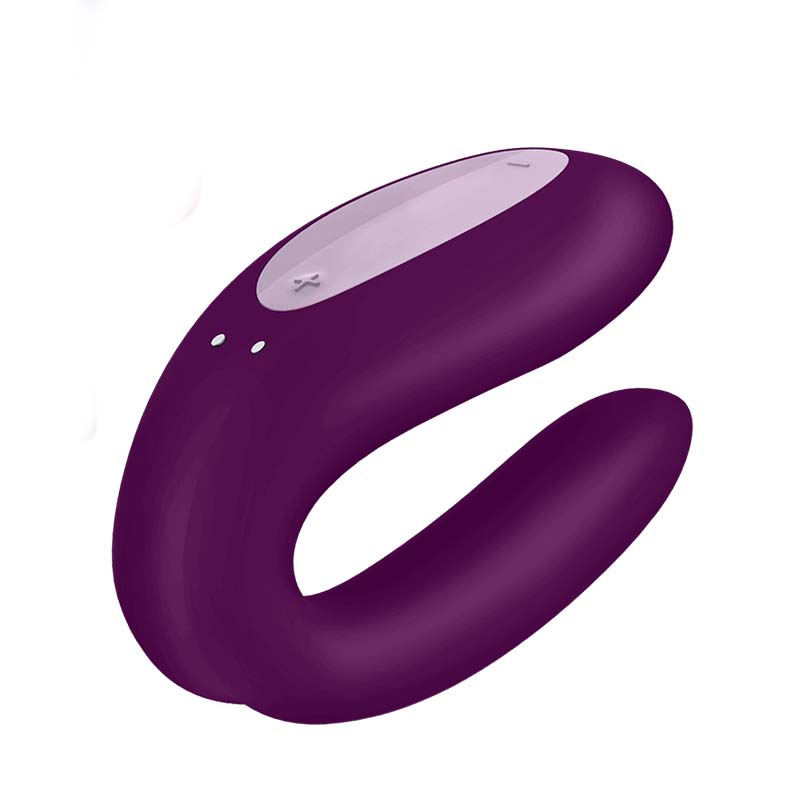 Brug Satisfyer Double Joy Par Vibrator App-Styret - Violet til en forbedret oplevelse