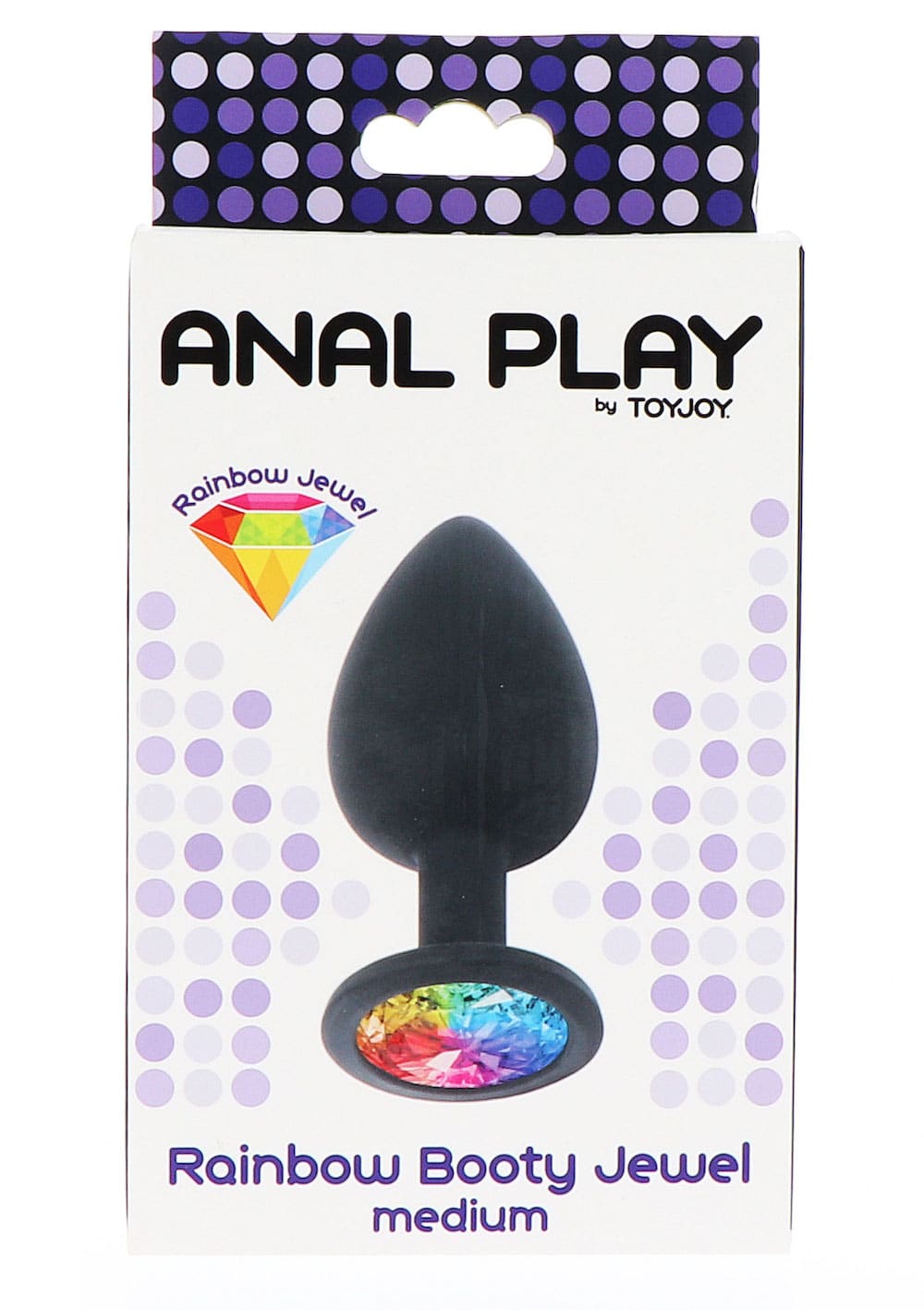 ToyJoy Rainbow Butt Plug Jewel Medium
