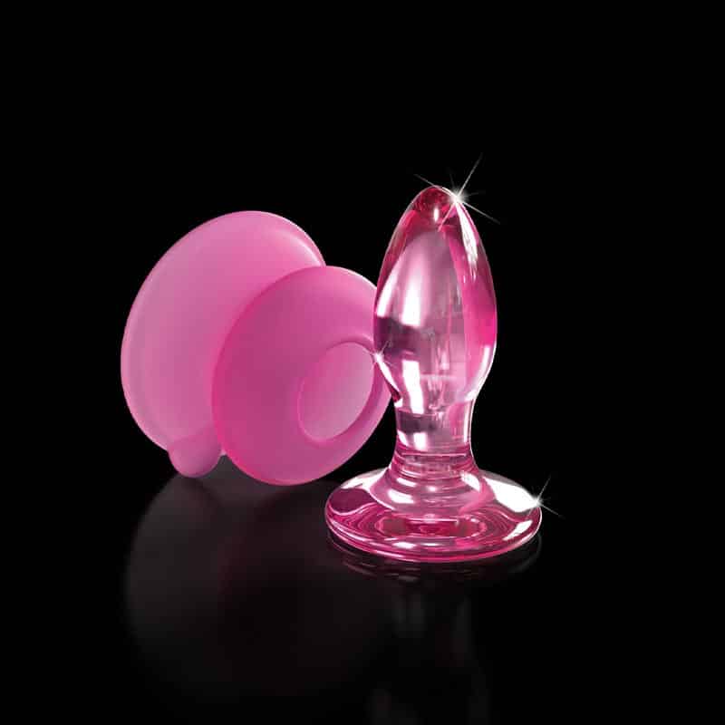 Icicles No. 90 Pink Glas Buttplug