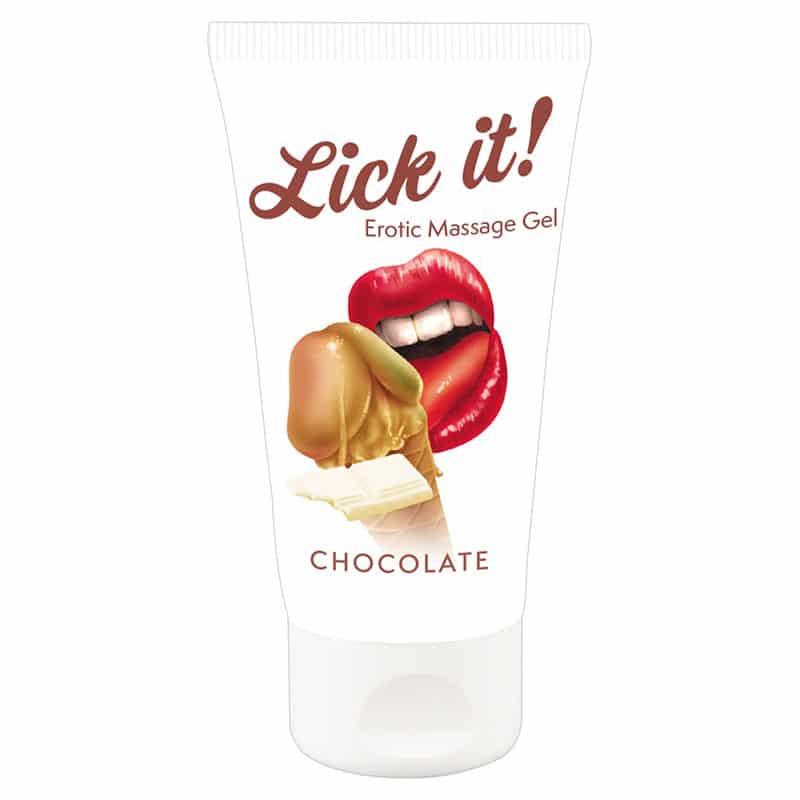 Lick It Erotisk Massage Gel Chokolade