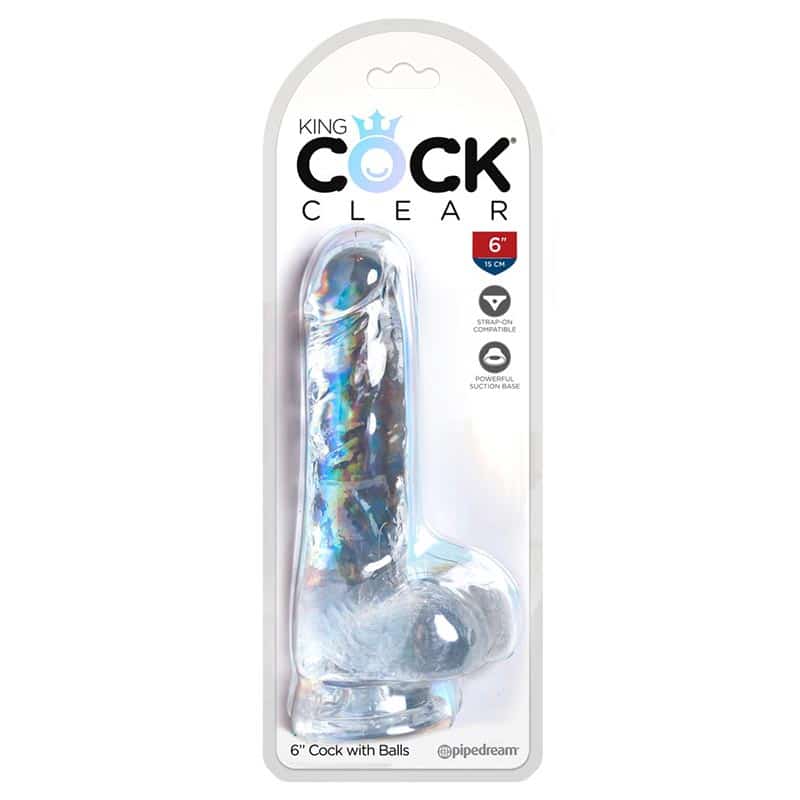 King Cock Clear Dildo 18 cm