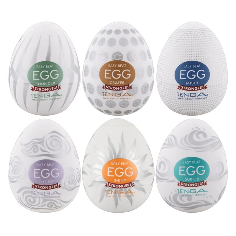 Tenga Egg Easy beat Variety pack 6 stk.