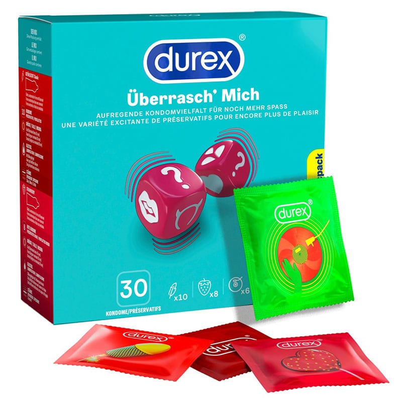Durex Surprise Me Box Kondomer 30 stk