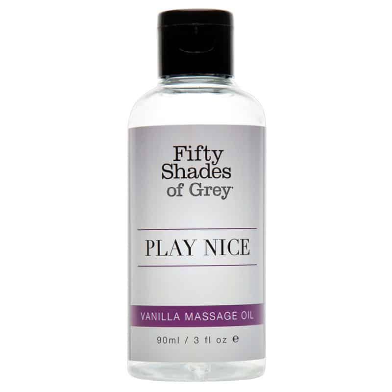 Fifty Shades Play Nice Vanilje Massage Olie