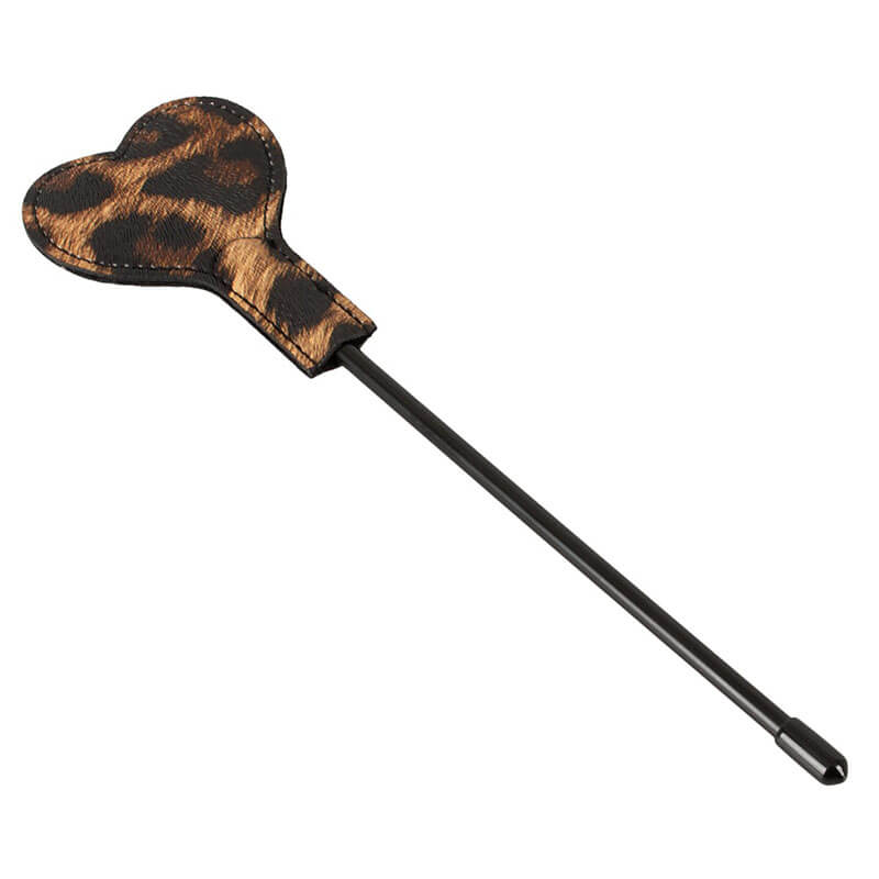 Leopard Frenzy Heart Shaped Paddle