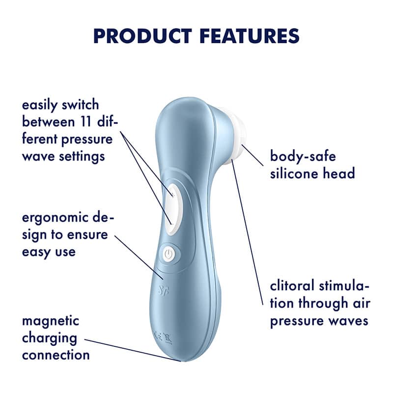 Satisfyer Pro 2 Next Generation Klitoris Stimulator Blå