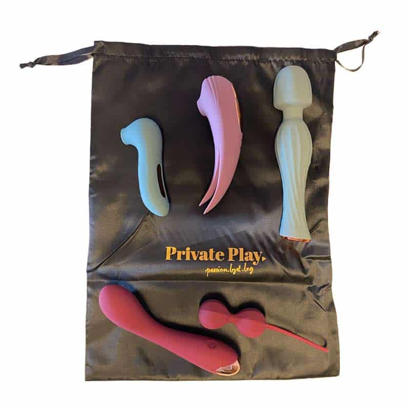 Private Play Sort Satin Opbevaringspose