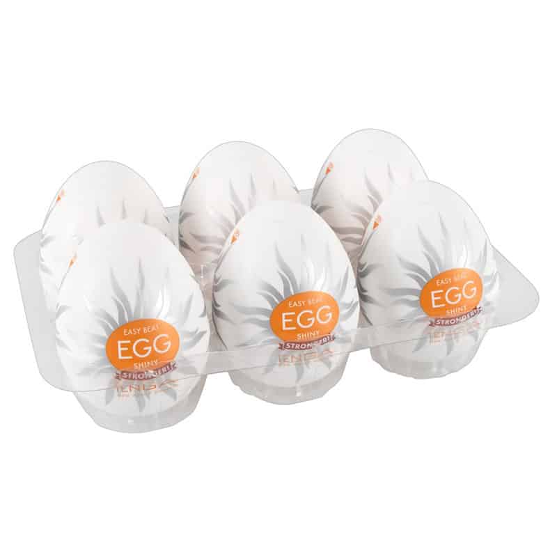 TENGA Eggs Shiny 6 Pack Onani Håndjob til Mænd