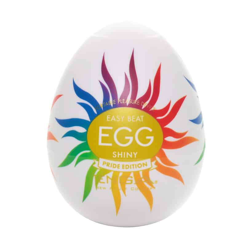 Tenga Egg Shiny Pride Onani Håndjob til Mænd