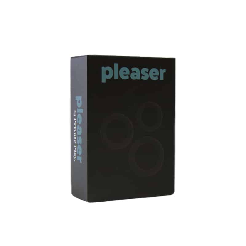Pleaser By Private Play-Endurance Penisring Sæt Sort