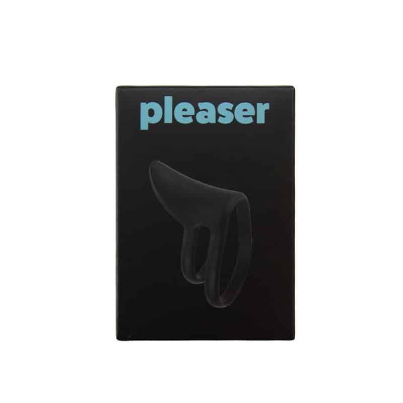 Pleaser By Private Play Mac Silikone Penisring Sort