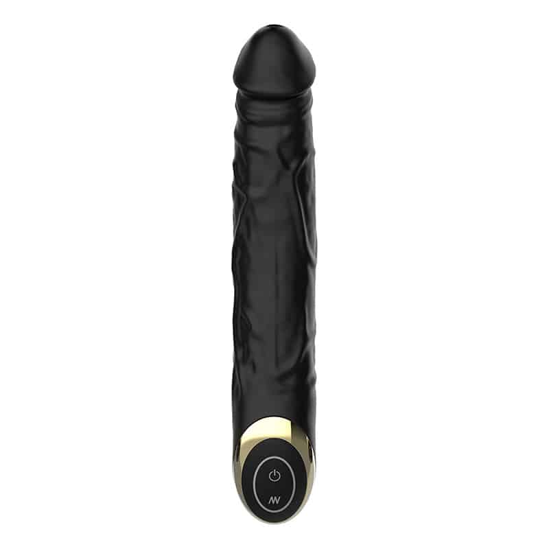 Brug Pleaser Terry Dildo Vibrator - Sort til en forbedret oplevelse