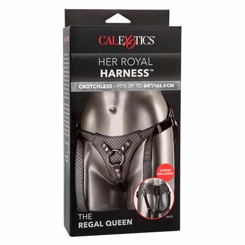 CalExotics Strap-on Harness “The Regal Queen” Sølv