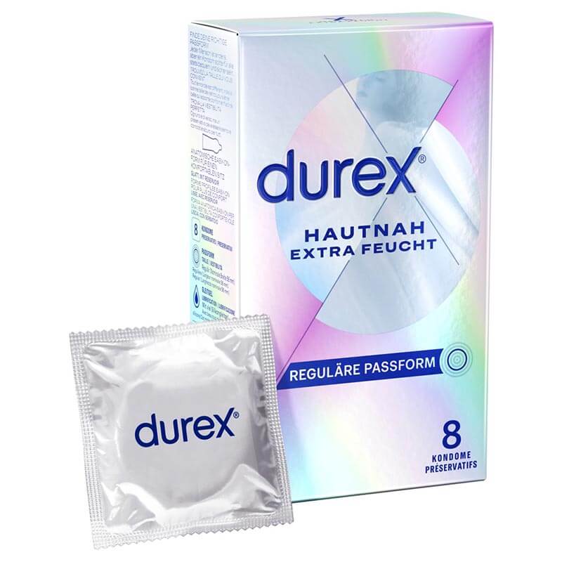 Durex extra tynde kondomer 8 stk