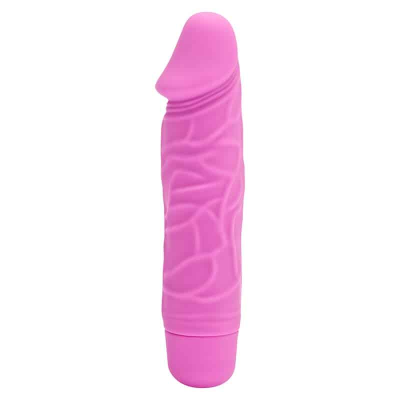 Get real mini dildo med vibrator pink
