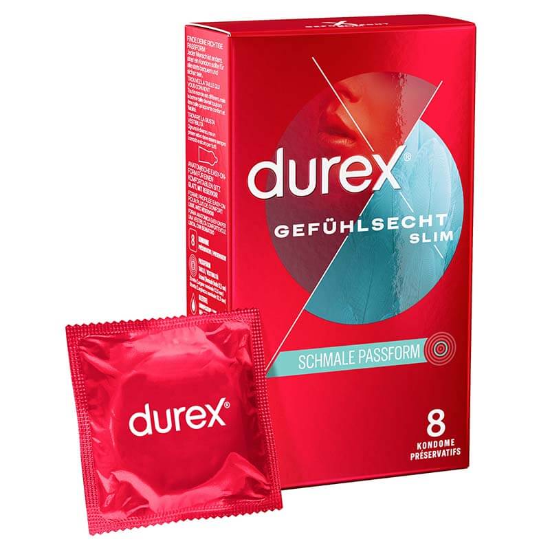 Durex Tynde Slim Fit Kondomer 8 stk.