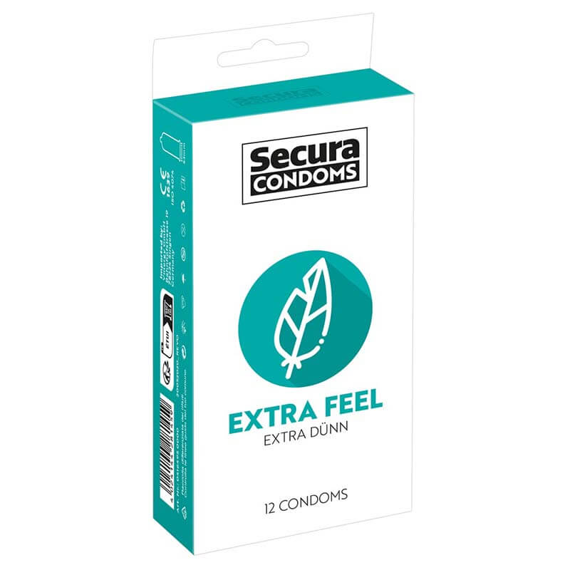Secura Condoms Extra Feel Kondomer 12 stk