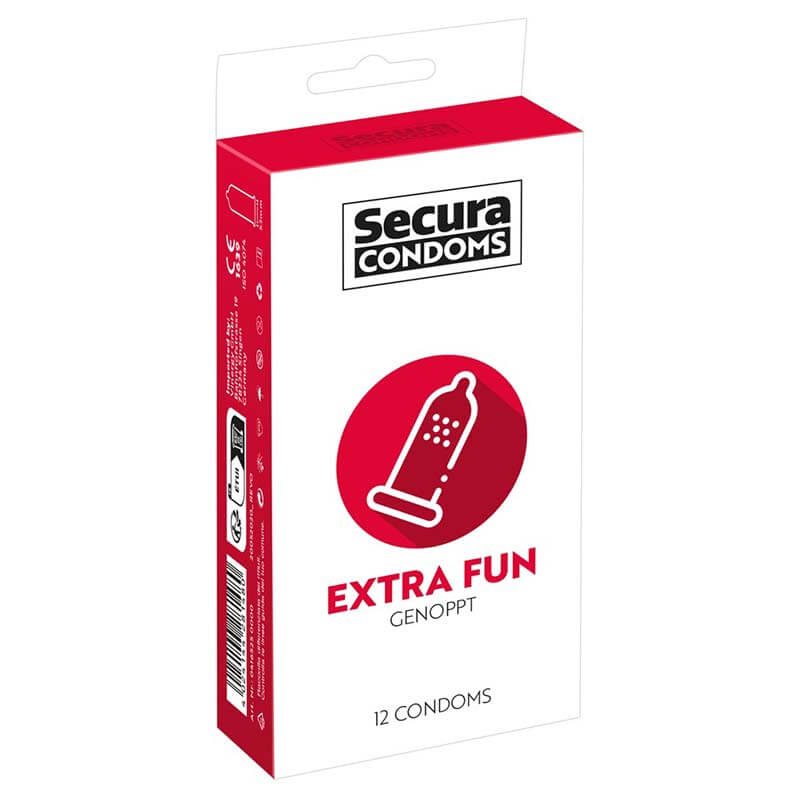 Secura Condoms Extra Fun Kondomer 12 stk
