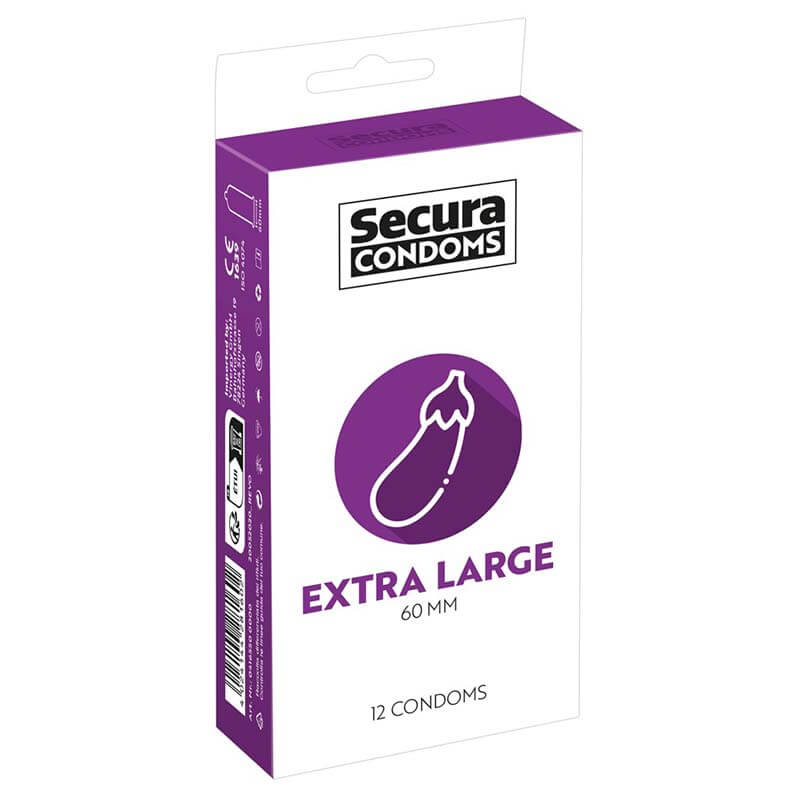 Secura Condoms Extra Large Kondomer 12 stk
