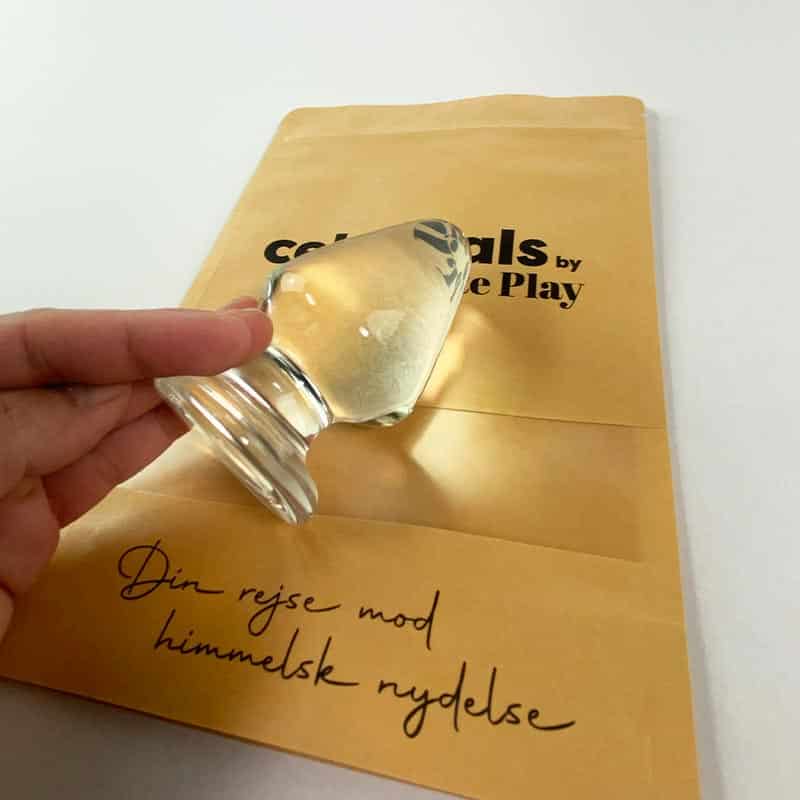 Celestials Max! Glas Buttplug Transparent