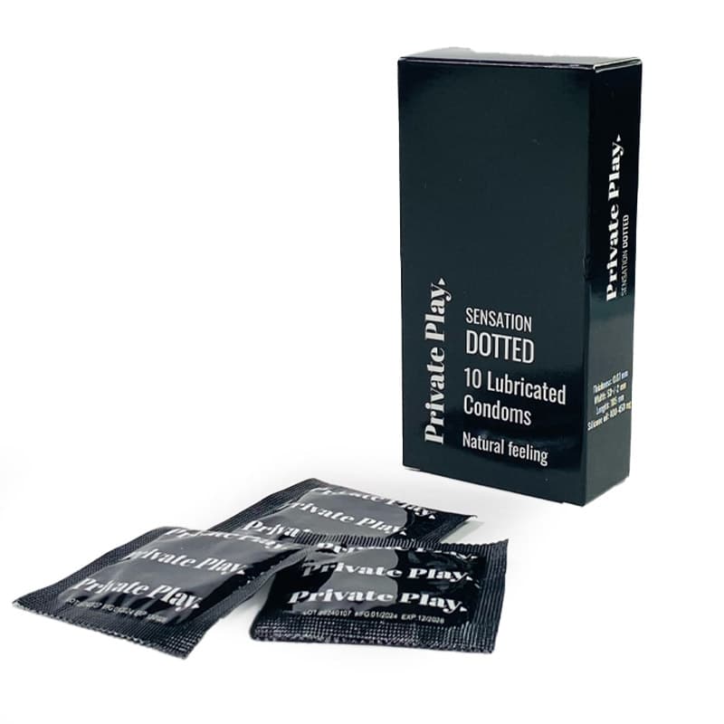 Brug Private Play Kondom Dotted 10 stk til en forbedret oplevelse