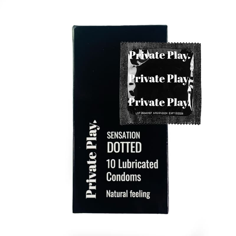 Private Play kondomer-Dotted 10 stk