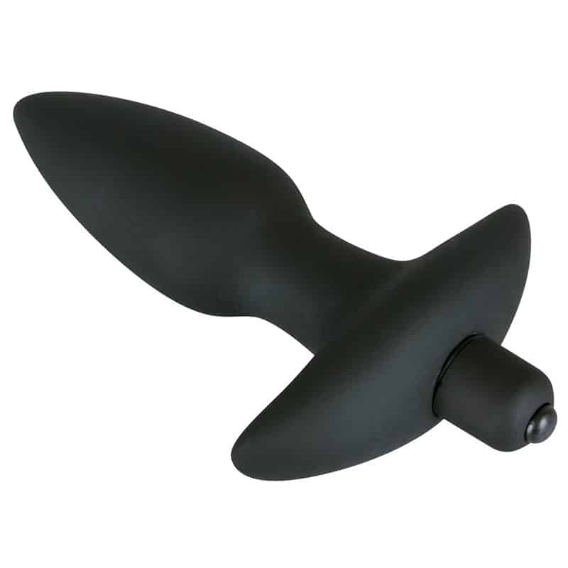 Black Velvets Buttplug med Vibrator Medium