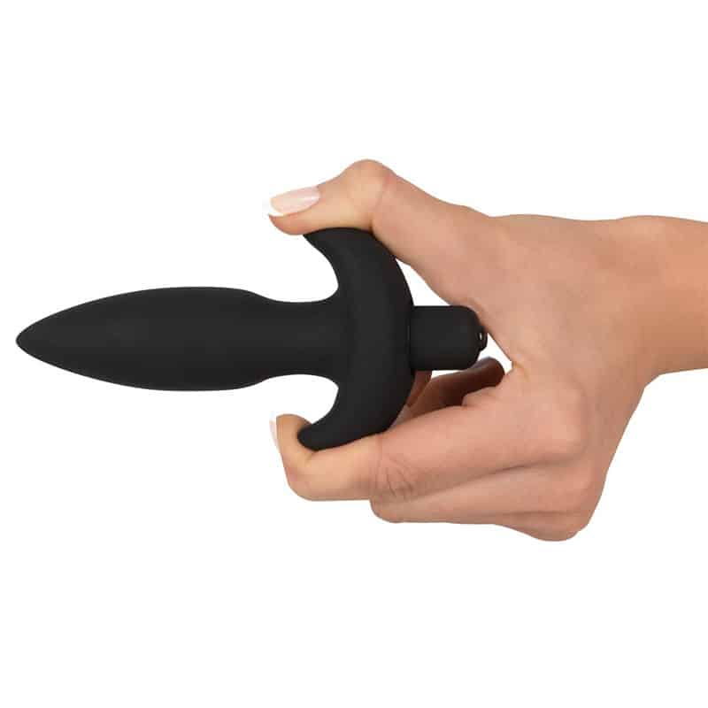 Black Velvets Buttplug med Vibrator Small