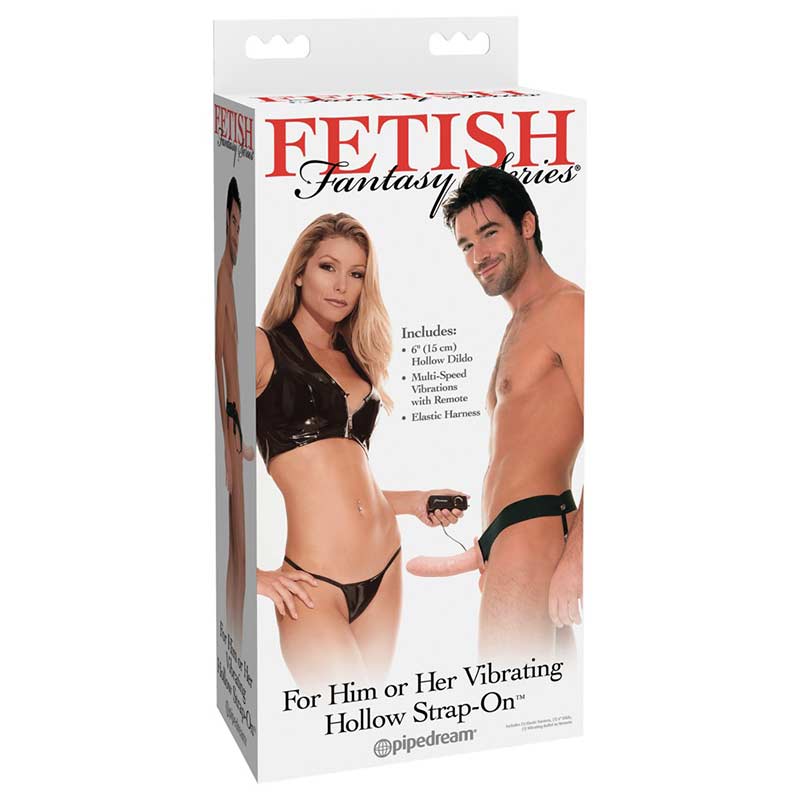 Fetish Fantasy Vibrating Hul strap-on 17 cm