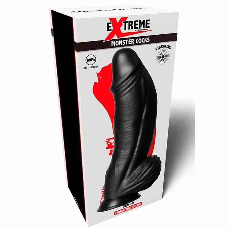 Hidden Desire Extreme Vibrating Demon Kæmpe Dildo