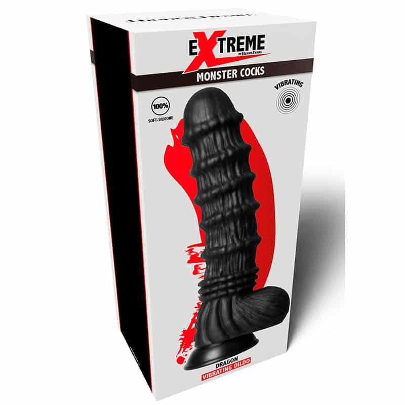 Hidden Desire Extreme Vibrating Dragon Kæmpe Dildo