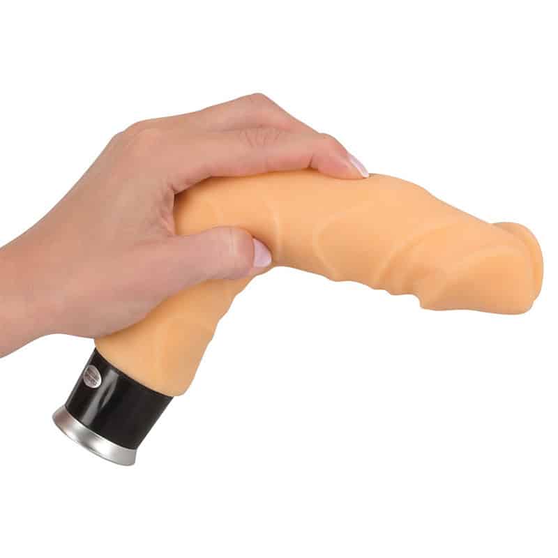 Nature Skin Big Vibe Lys Dildo Vibrator 23 cm