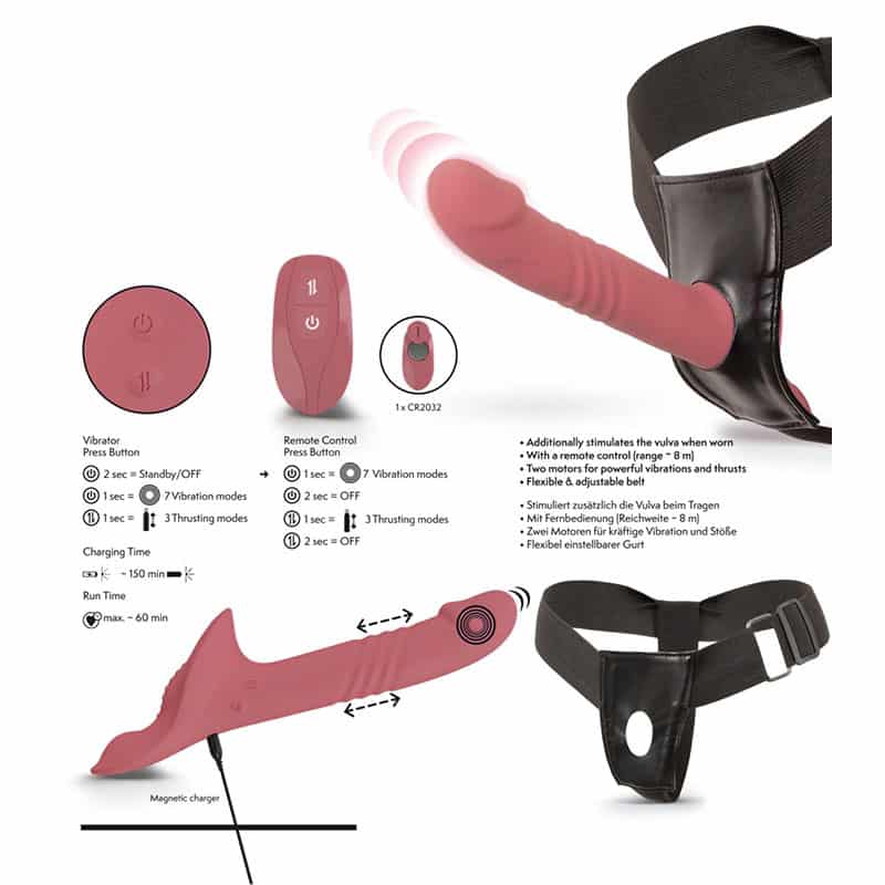 You2toys Strap-on Sæt med Thrusting Dildo