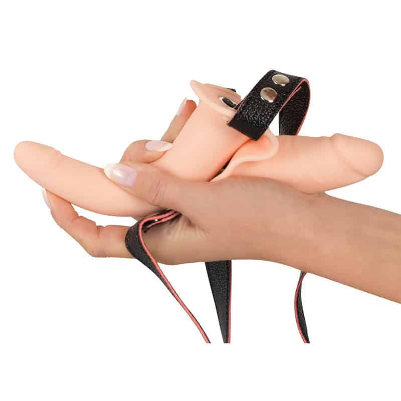 You2toys Vibrating Double Strap-On 15 cm