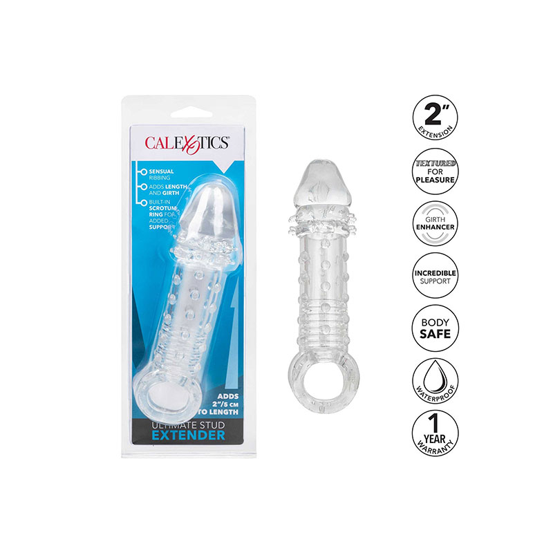 CalExotics Ultimate Stud Penissleeve Transperant_1