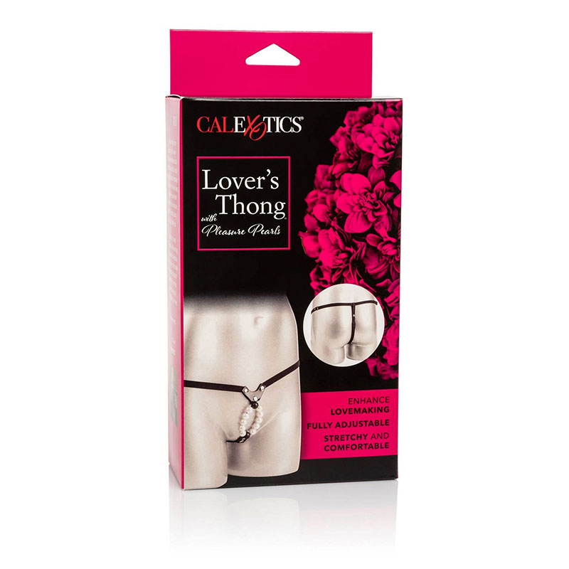 Calexotics Lover G-string med Pleasure perler