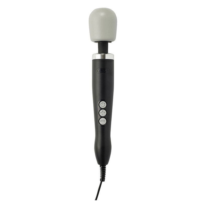 Brug Doxy Original Magic Wand Vibrator Sort til en forbedret oplevelse