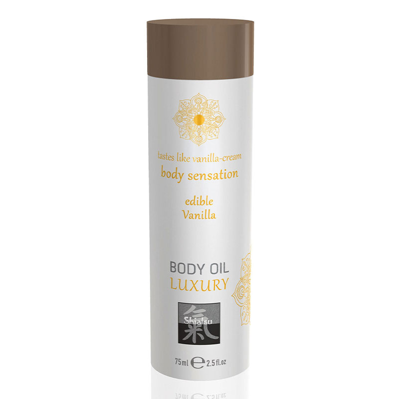 HOT Shiatsu Vanilla Luxury Edible Body Oil 75 ml