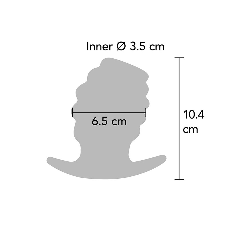 Hidden Desire Invader Open Anal plug Extra Large