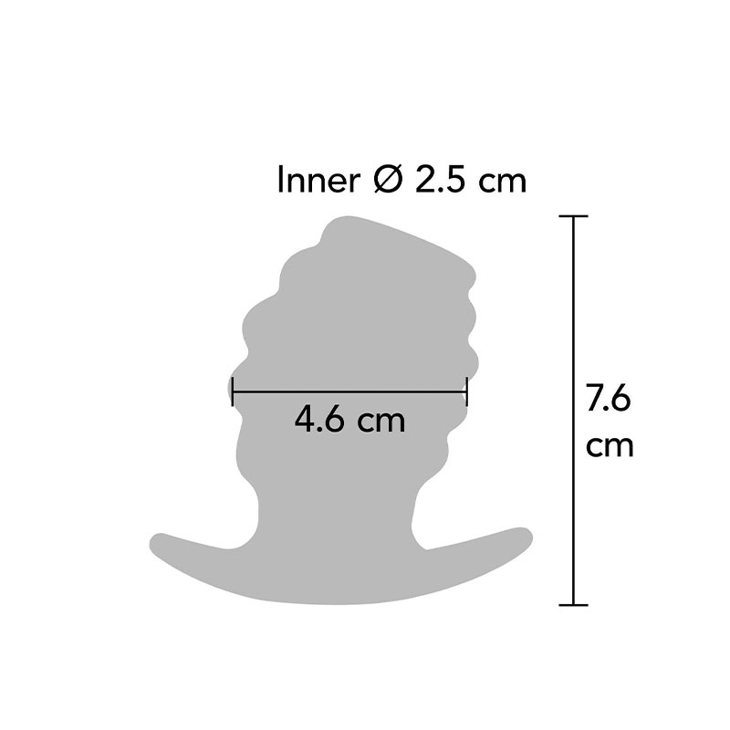 Hidden Desire Invader Open Anal plug Medium