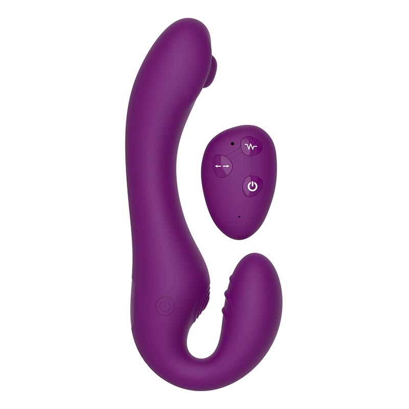 Xocoon Strapless Strap-On Pulse Vibrator